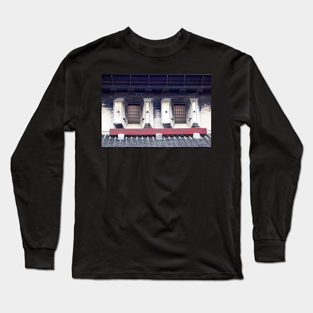 Japanese Windows Long Sleeve T-Shirt by WaterGardens